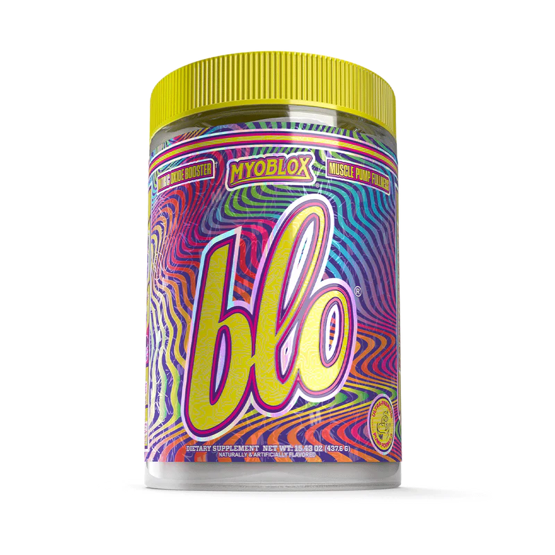 MyoBlox Blo Muscle Pump Formula - 437.6g / Rainbow Haze - Pre-Workout Powder