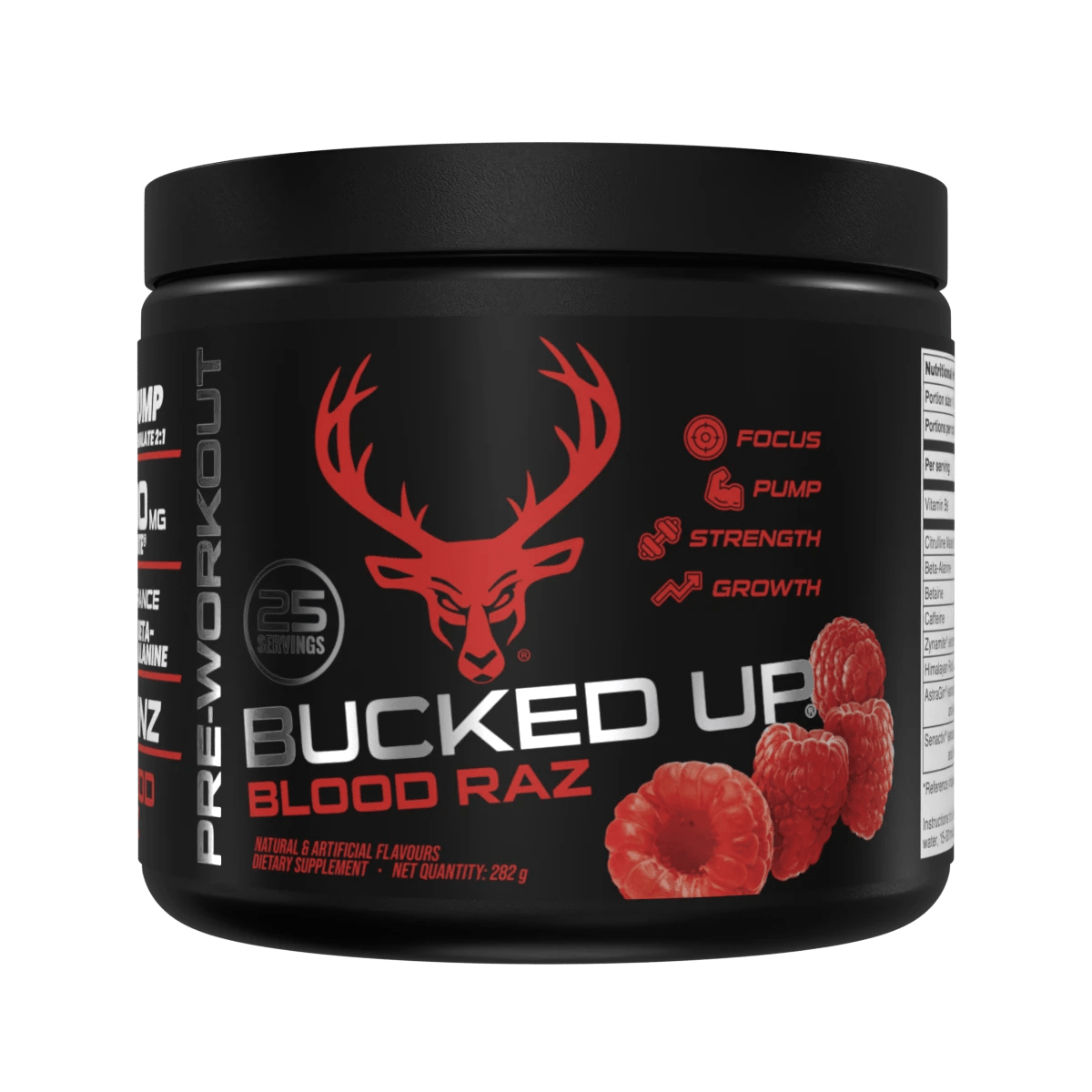 Bucked Up Pre-Workout - 282g / Strawberry Kiwi - Pre-Workout Powder