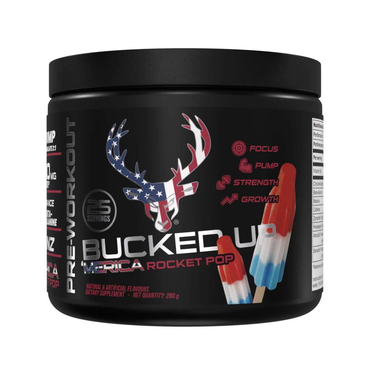 Bucked Up Pre-Workout - 282g / Strawberry Kiwi - Pre-Workout Powder