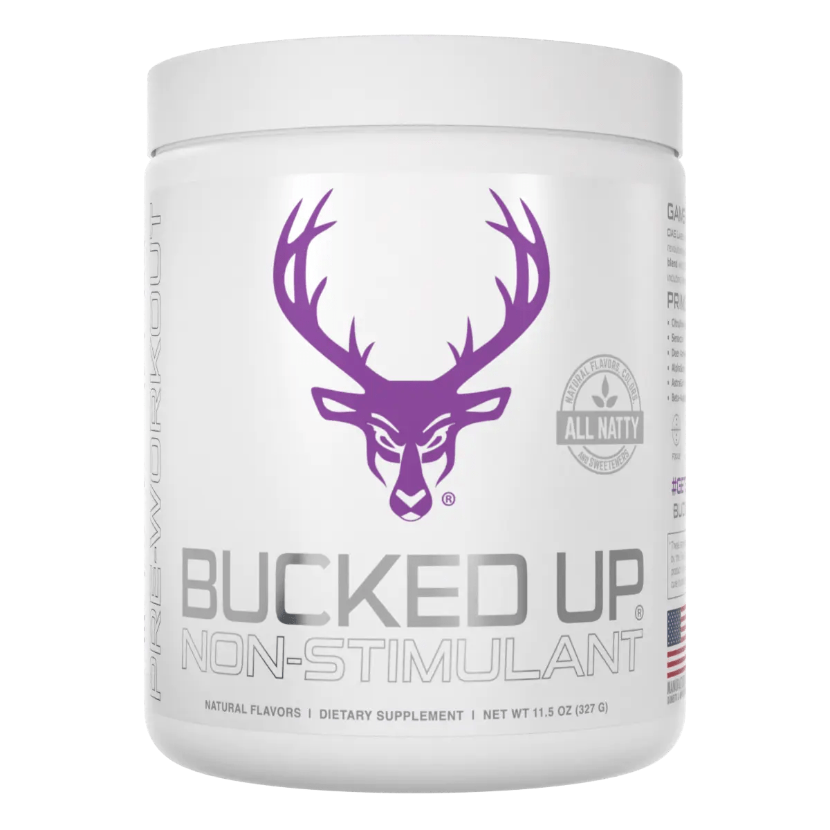 Bucked Up Non-Stimulant - 327g / Grape - Pre-Workout Powder