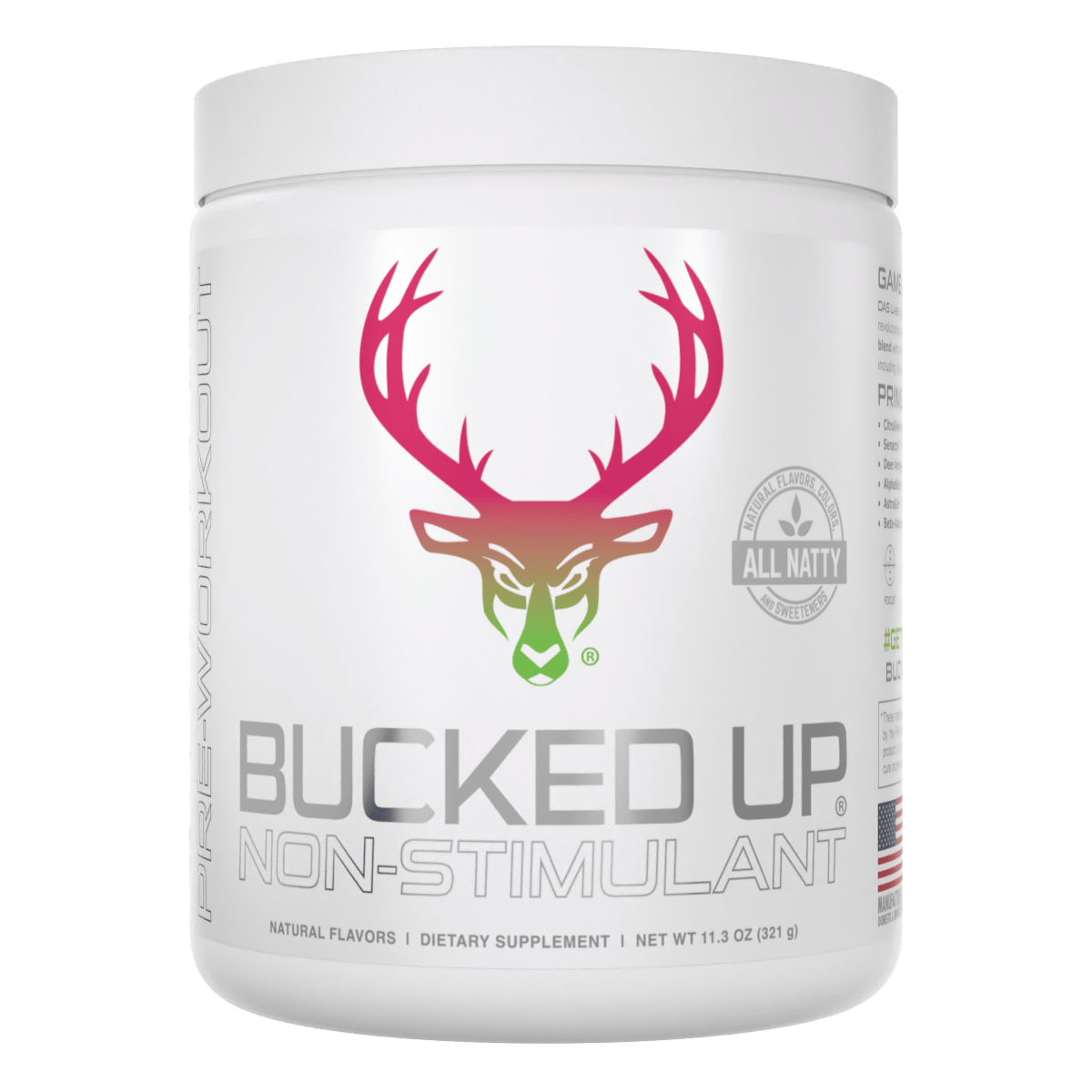 Bucked Up Non-Stimulant - 327g / Raspberry Lime Ricky - Pre-Workout Powder