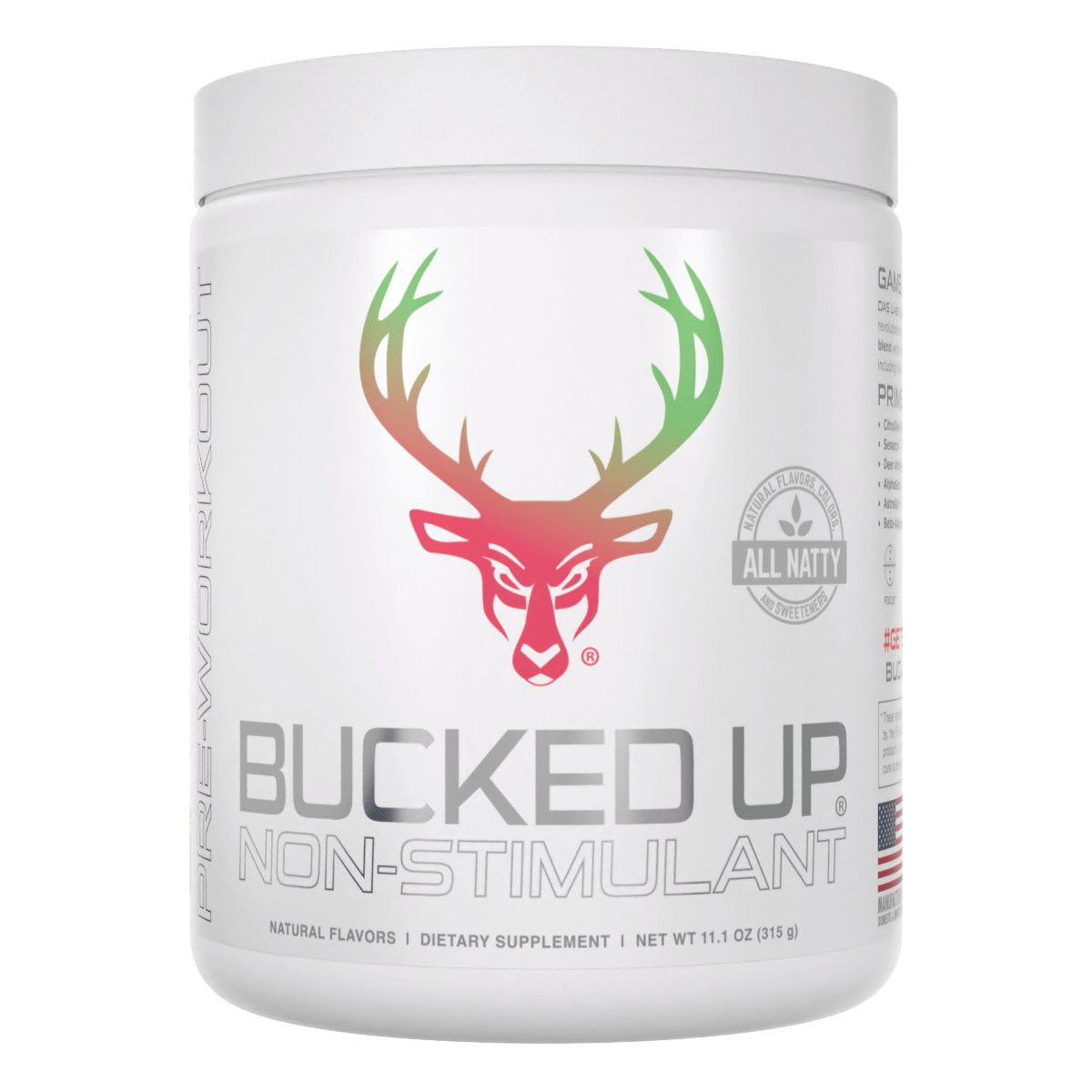Bucked Up Non-Stimulant - 327g / Strawberry Kiwi - Pre-Workout Powder