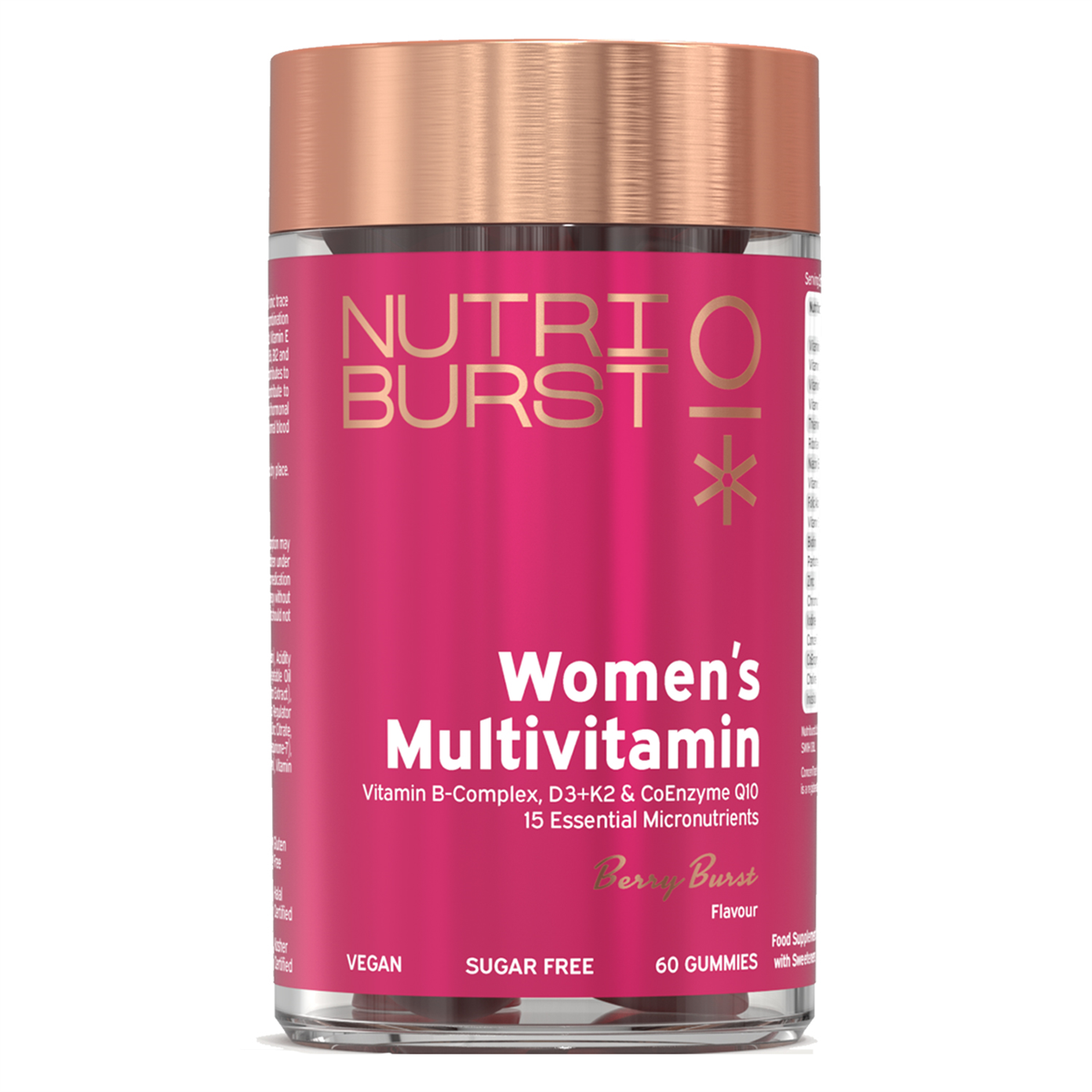 Nutriburst Women’s Multivitamin - 60 Gummies / Berry Burst - Multi-Vitamin Gummies