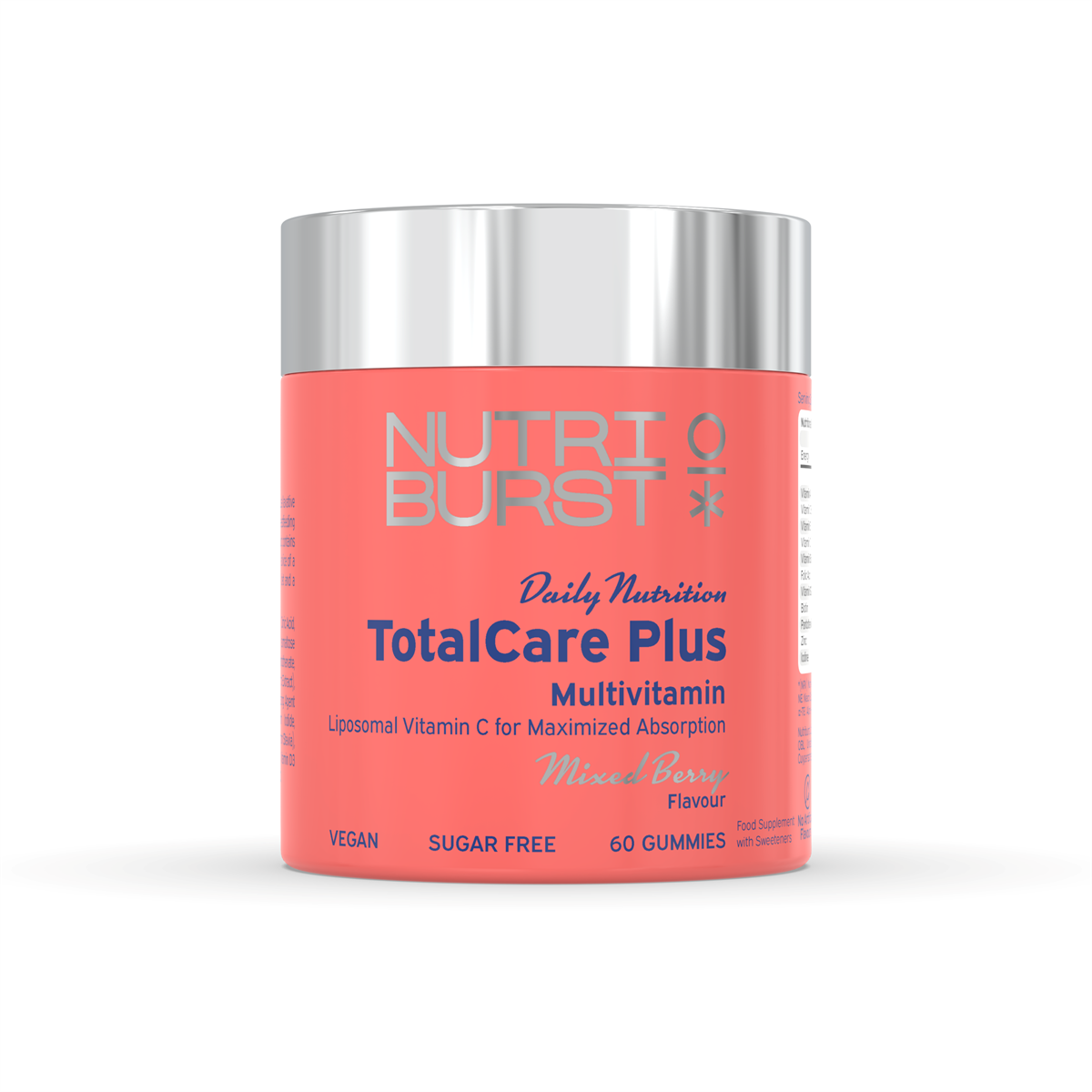 Nutriburst Totalcare Plus - 60 Gummies / Mixed Berry - Multi-Vitamin Gummies