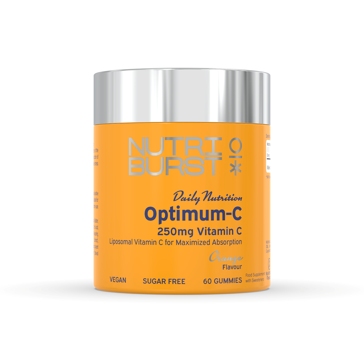 Nutriburst Optimum-C - 60 Gummies / Orange - Vitamin C Gummies