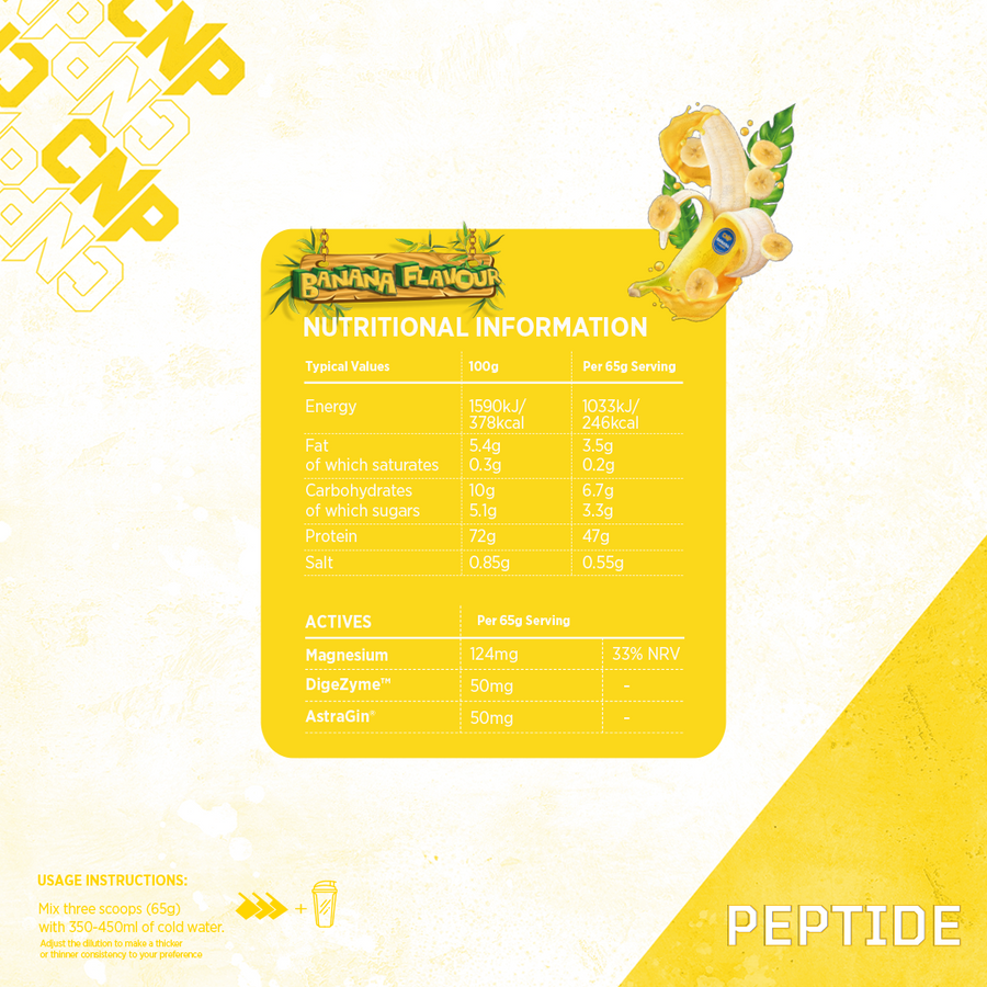 CNP Peptide - Protein Blend Powder (Whey Protein Concentrate Whey Protein Isolate Calcium Caseinate Micellar Casein