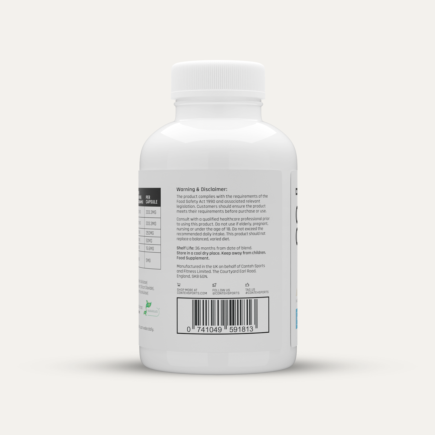 Conteh Sports Circulatory Complete - 90 Caps - Cardiovascular Support Capsules