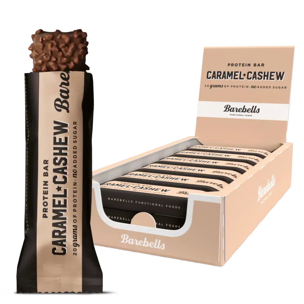 Barebells Protein Bar - 12x55g / Caramel Cashew - Protein Bars