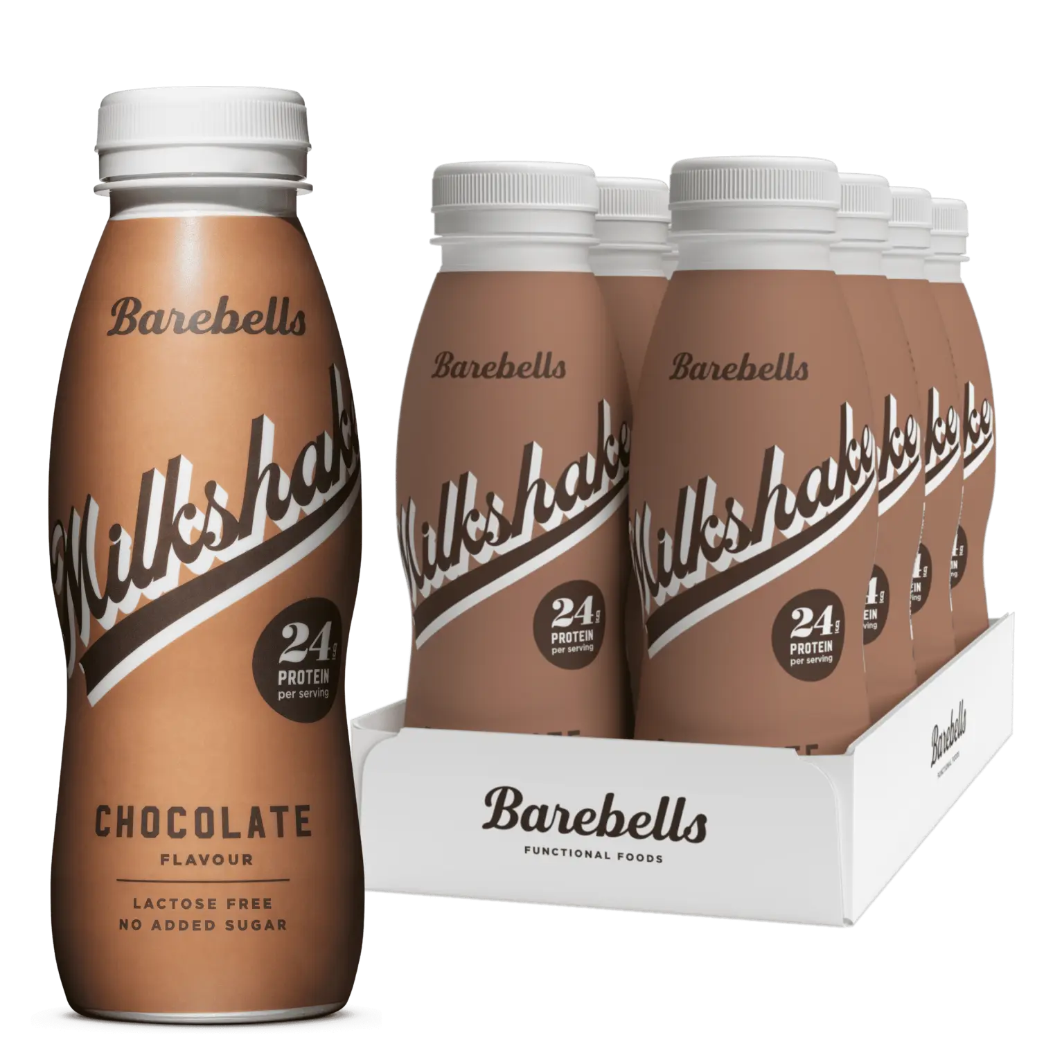 Barebells Milkshake - 8x330ml / Chocolate - Whey Protein Ready-to-Drinks
