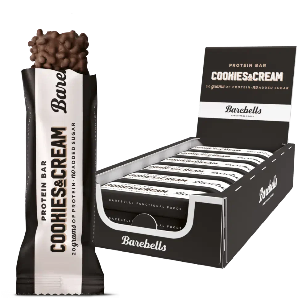 Barebells Protein Bar - 12x55g / Cookies and Cream - Protein Bars