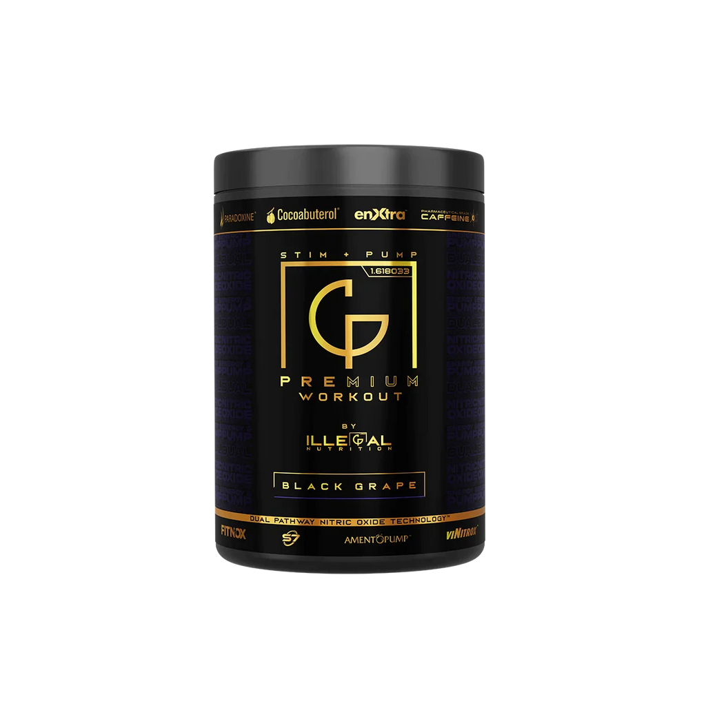 Illegal Nutrition Premium Pre-Workout (Stim + Pump) - 193g / Strawberry - Pre-Workout Powder