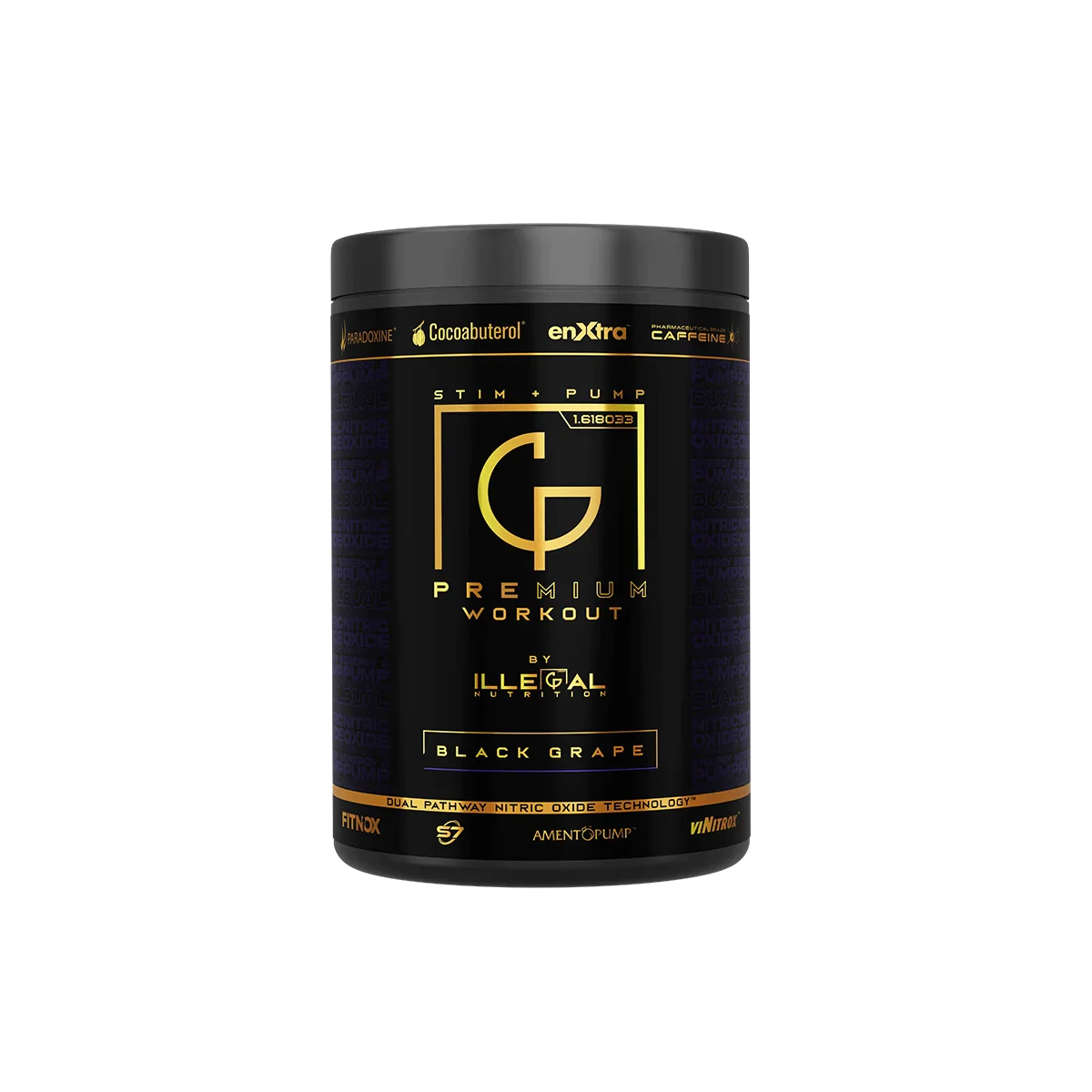 Illegal Nutrition Premium Pre-Workout (Stim + Pump) - 193g / Strawberry - Pre-Workout Powder