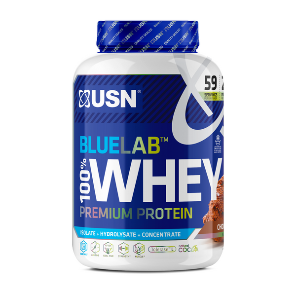 USN Blue Lab Whey - 2kg / Chocolate - Whey Protein Powder