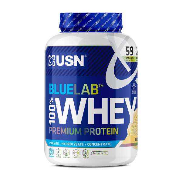 USN Blue Lab Whey - 2kg / Vanilla - Whey Protein Powder