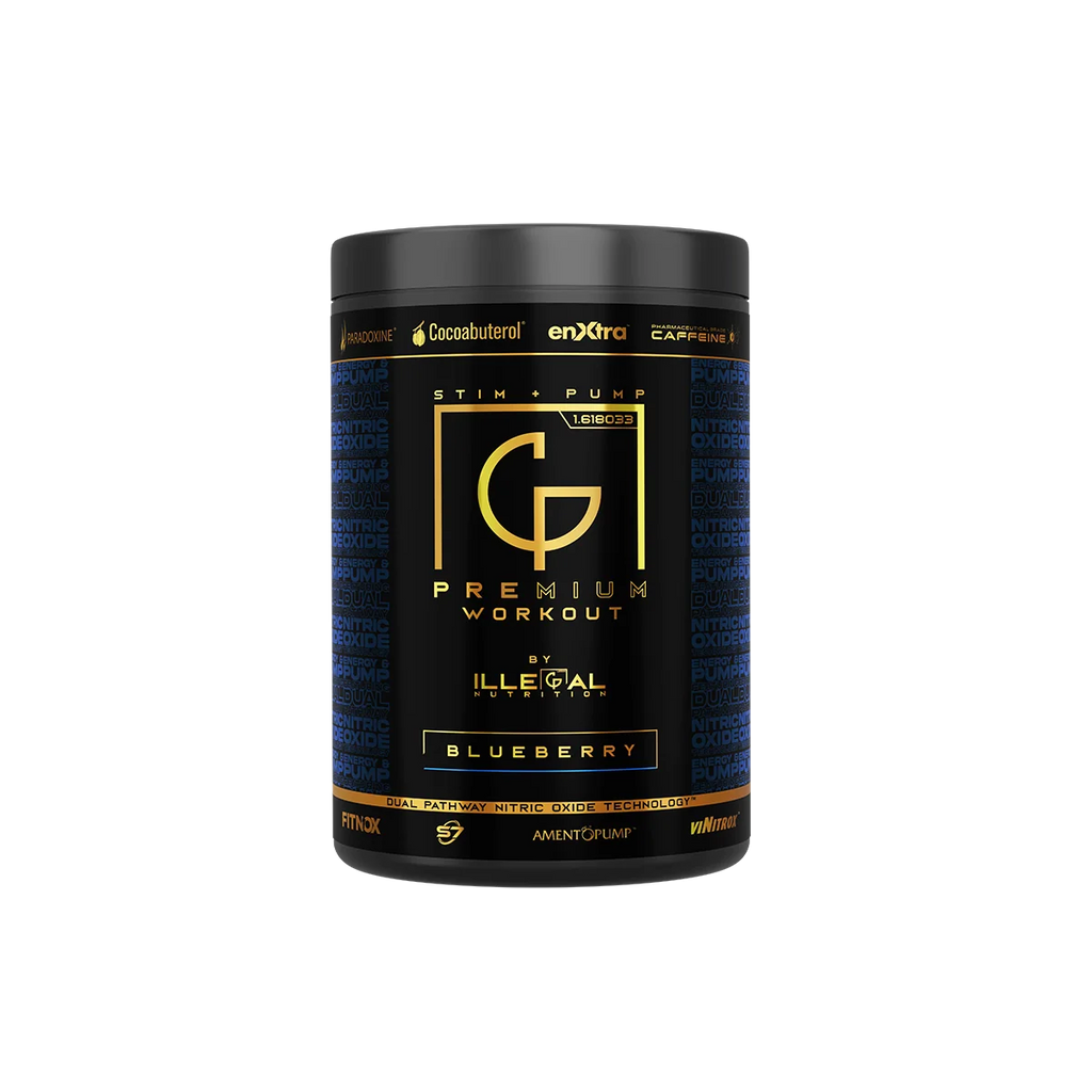 Illegal Nutrition Premium Pre-Workout (Stim + Pump) - 193g / Strawberry - Pre-Workout Powder