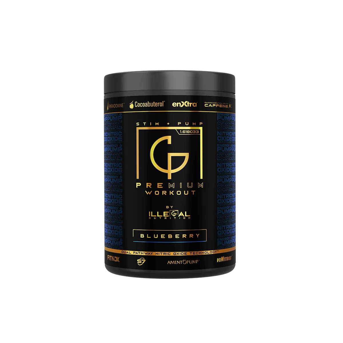 Illegal Nutrition Premium Pre-Workout (Stim + Pump) - 193g / Strawberry - Pre-Workout Powder