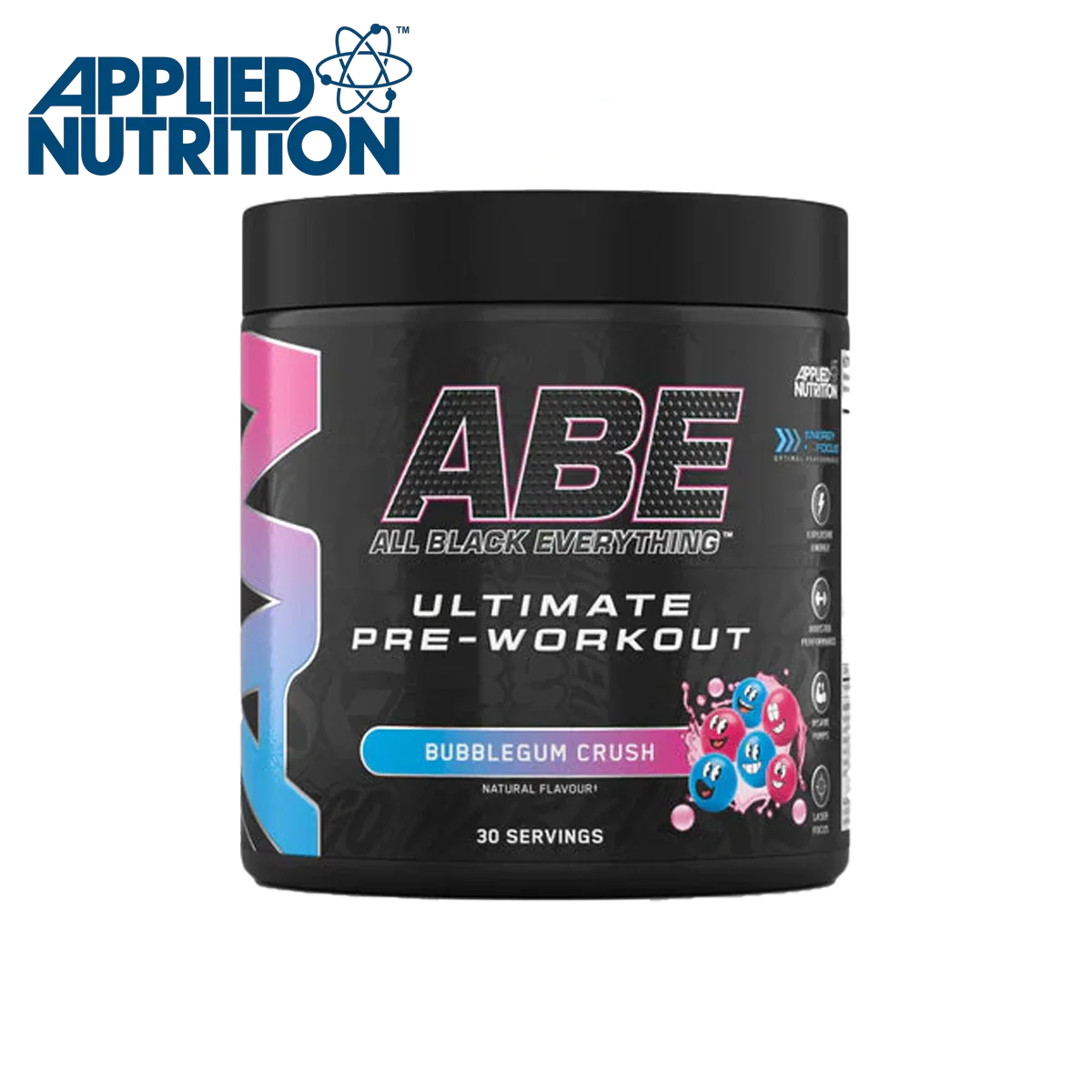 Applied Nutrition ABE (All Black Everything) - 375g / Bubblegum Crush - Pre-Workout Powder