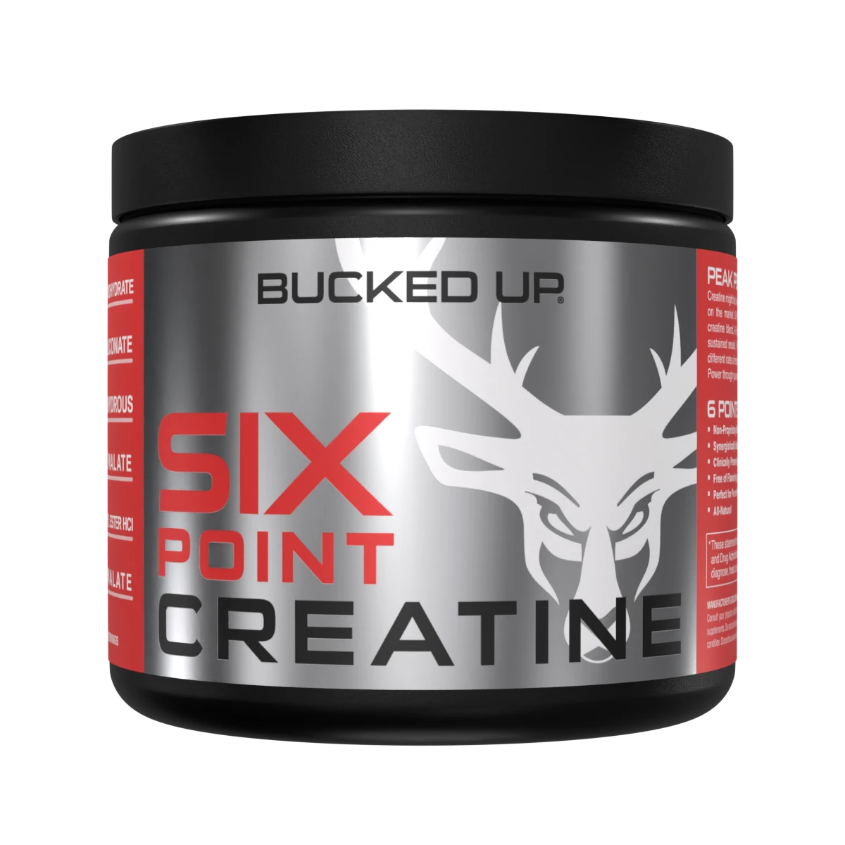 Bucked Up Bucked Up 6 Point Creatine - 175.5g / Unflavored - Creatine Powder