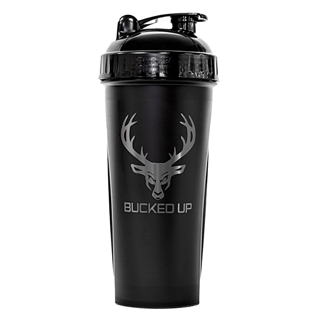 Bucked Up Perfect Shaker 28oz - 795ml / Black / Grey - Shaker Bottle (Less Than 2 Litres)