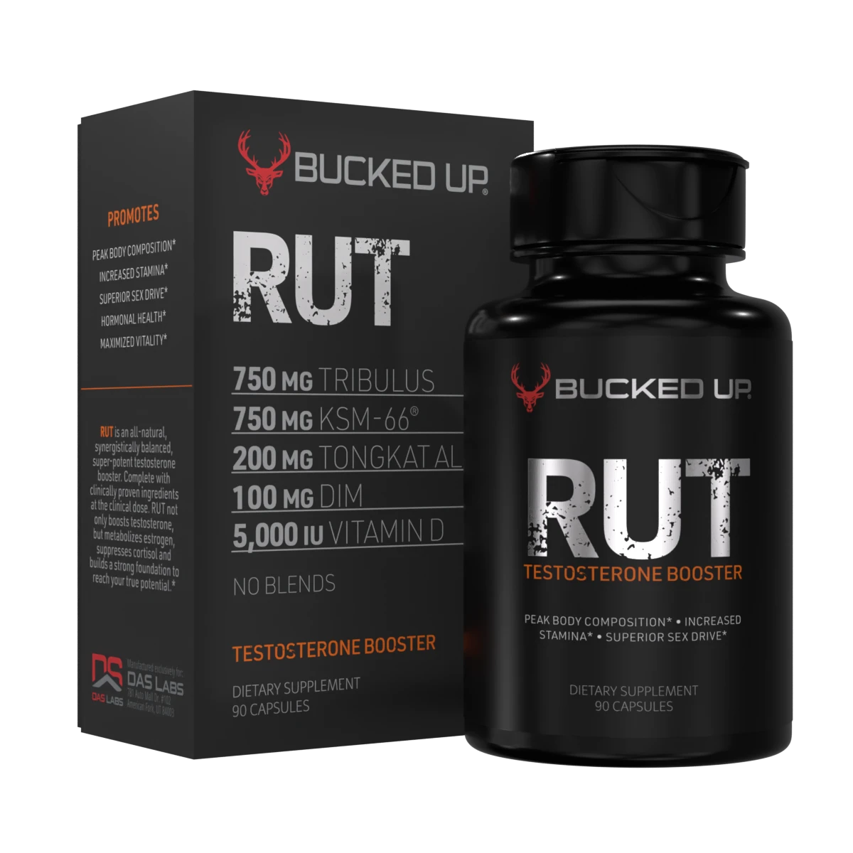 Bucked Up RUT N/A - 90 Caps - Testosterone Booster Capsules