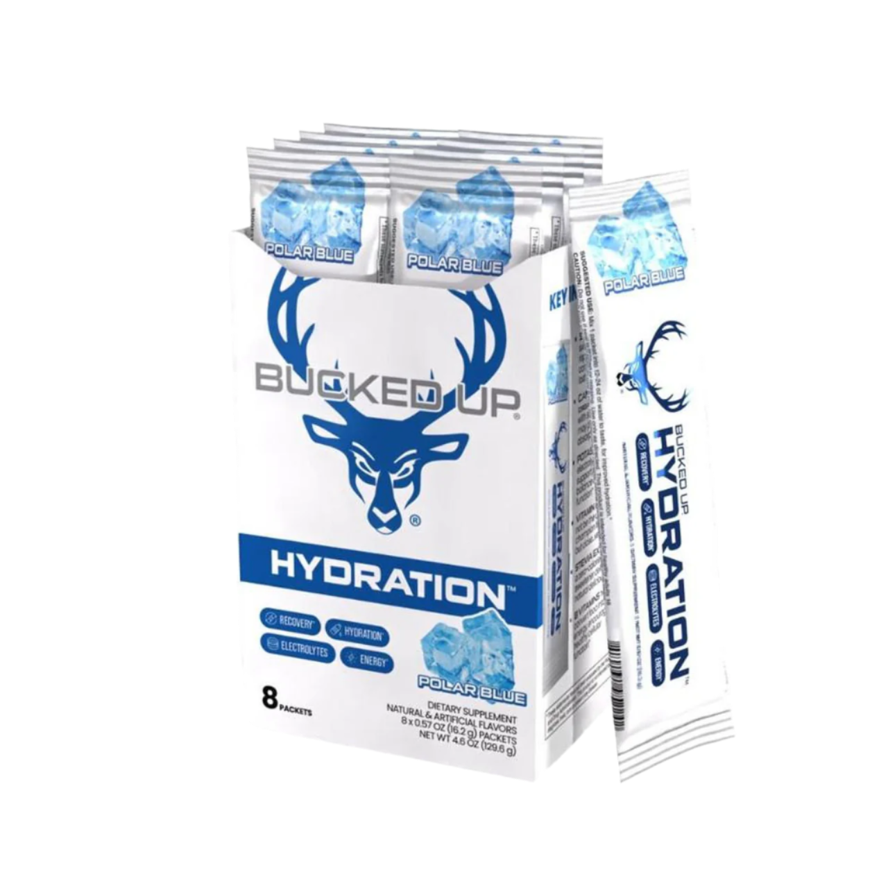 Bucked Up Hydration - 18x16.4g / Polar Blue - Hydration Powder
