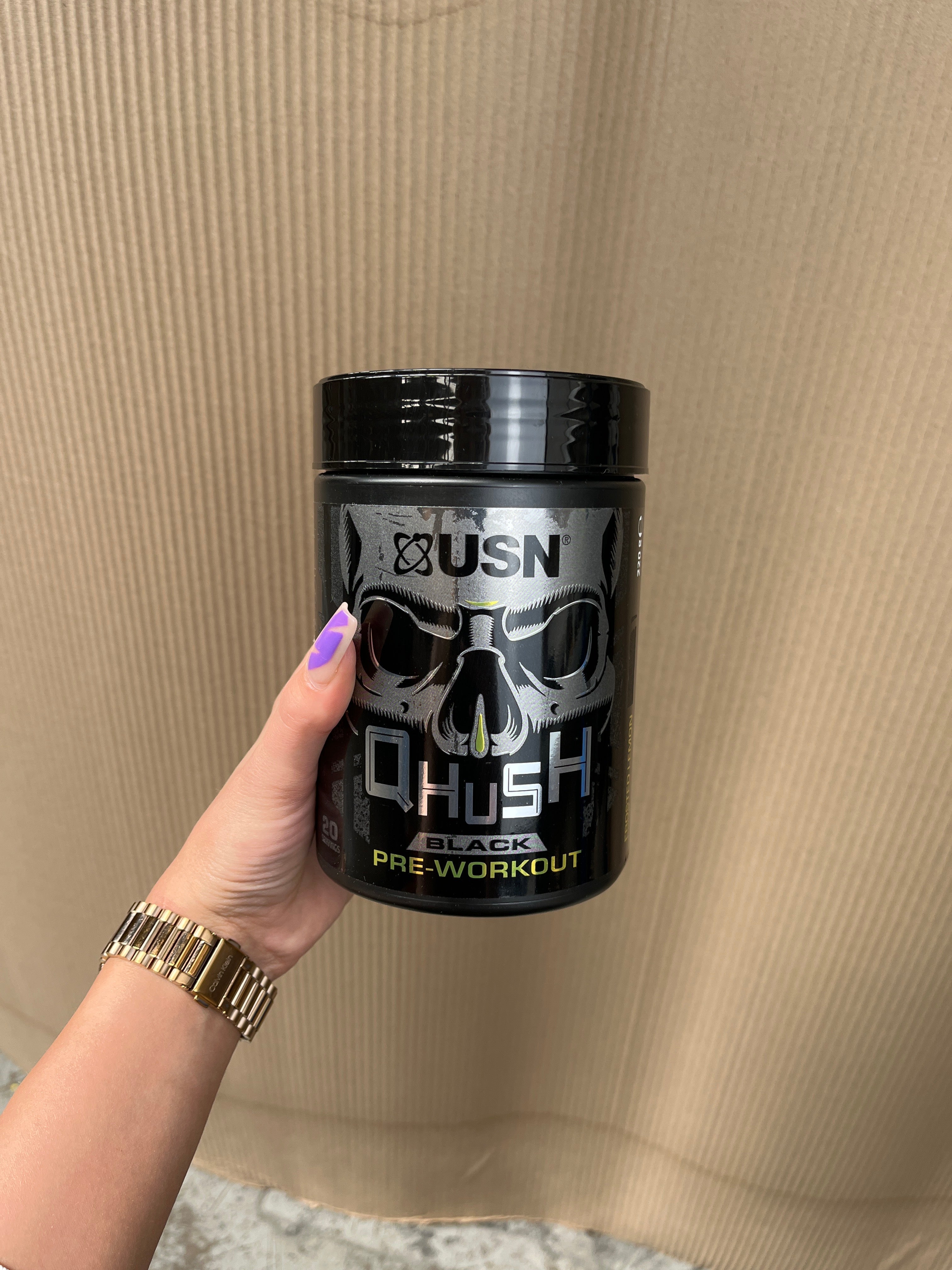 USN QHUSH Black - Pre-Workout Powder