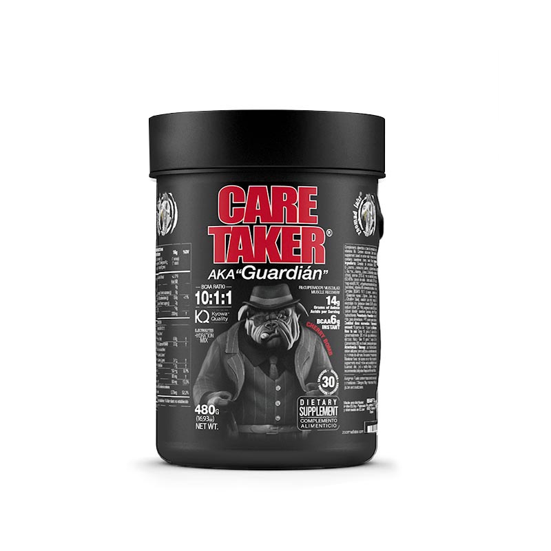Zoomad Labs Caretaker dietary supplement container for amino acids and muscle mass support