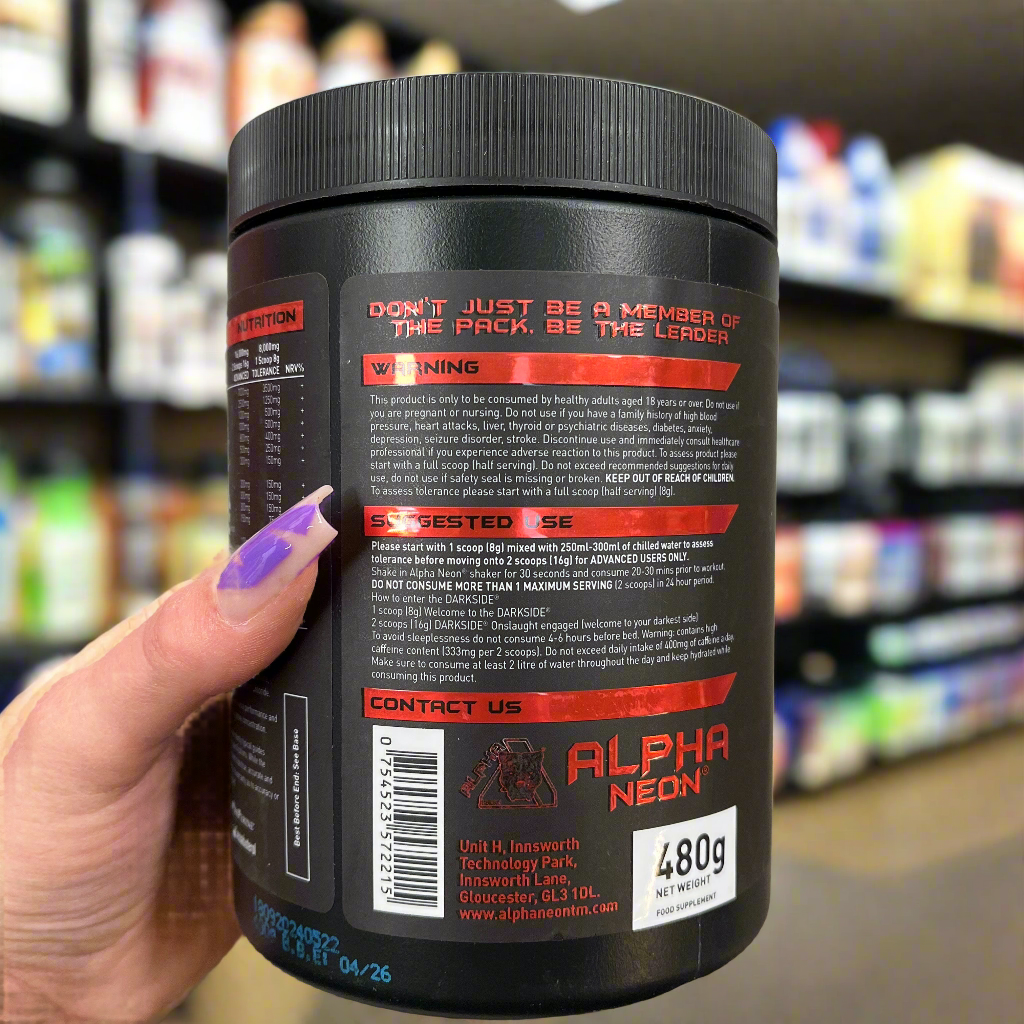 Alpha Neon Darkside Onslaught - Pre-Workout Powder
