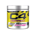 Yellow and silver Cellucor C4 Ripped 30 Servings 180g pre-workout for explosive energy