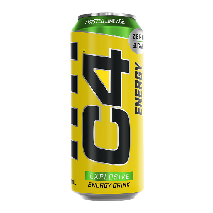 Cellucor C4 Performance Energy Carbonated RTD - 12x500ml / Twisted Limeade - Energy Ready-to-Drinks