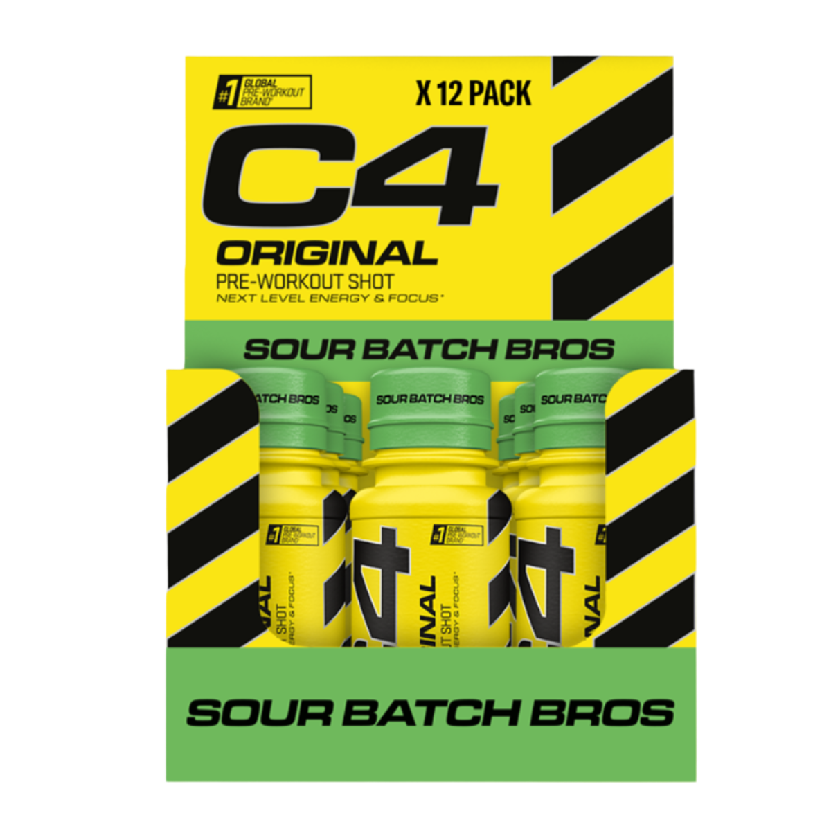 Cellucor C4 Energy Shot - 12x60ml / Sour Batch Bros - Pre-Workout