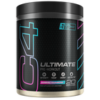 Black Cellucor C4 Ultimate tub with colorful label featuring Carnosyn Beta-Alanine
