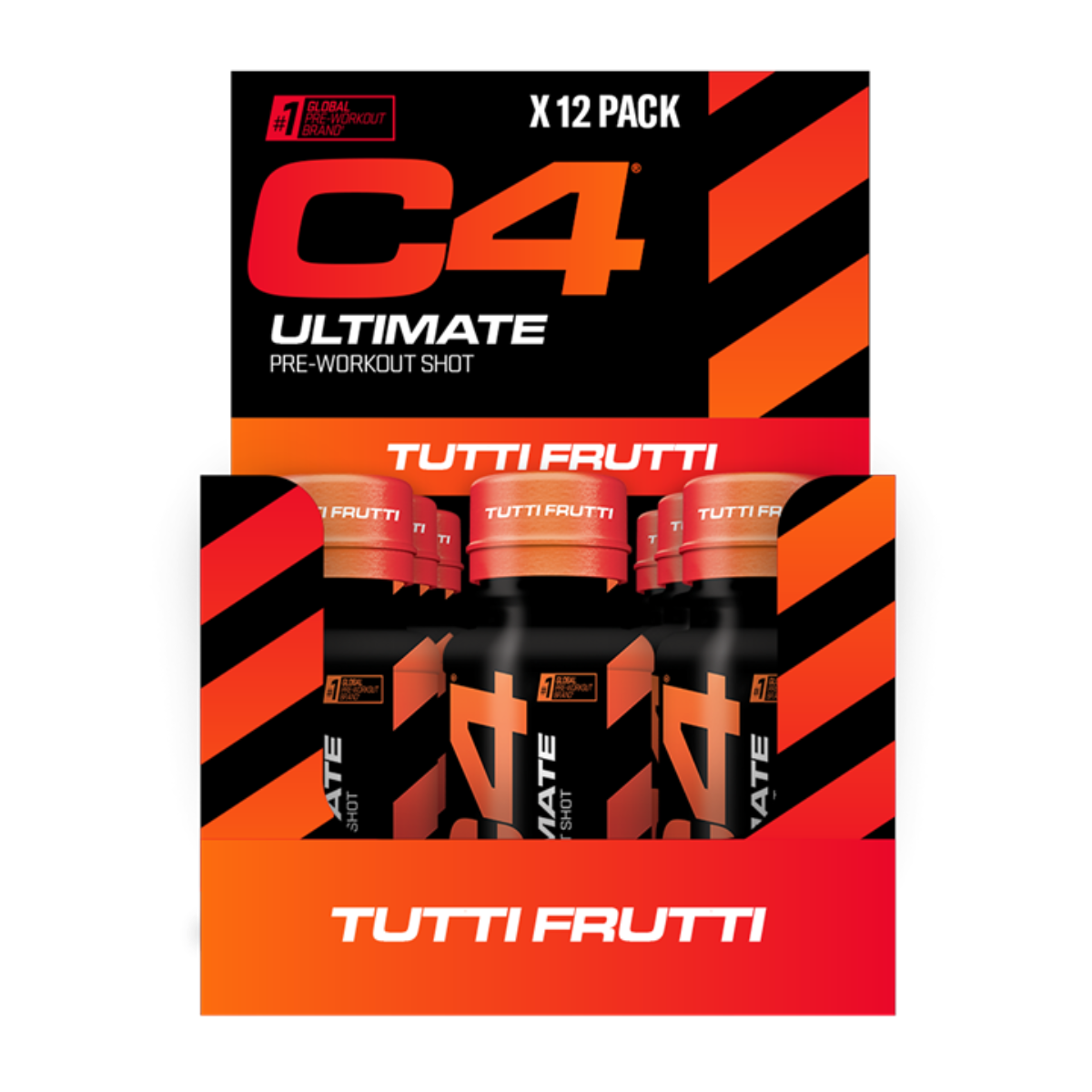 Cellucor C4 Ultimate Shot - 12x60ml / Tutti Frutti - American Brands