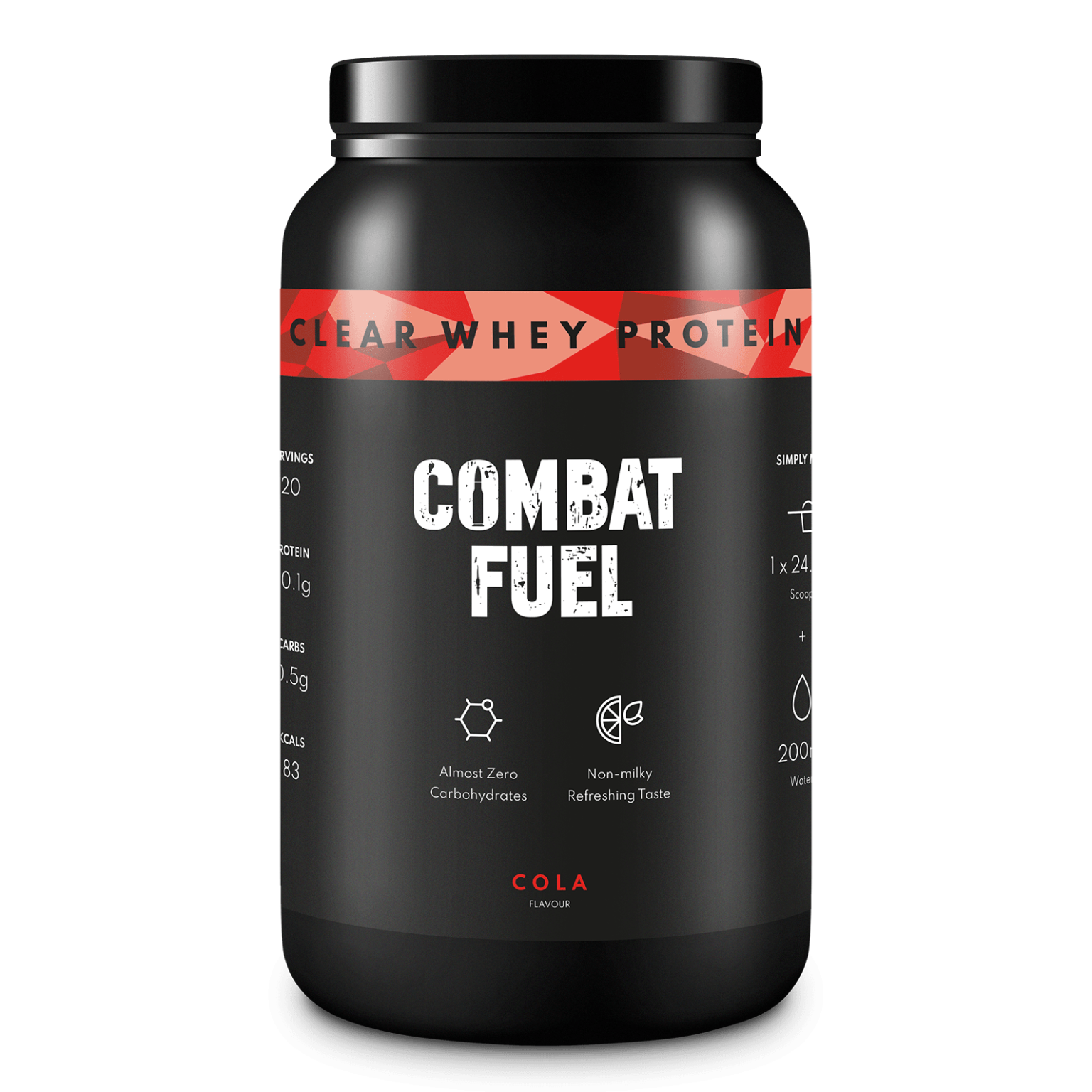 Combat Fuel Clear Whey Protein - 490g / Cola - Clear Whey Protein Powder