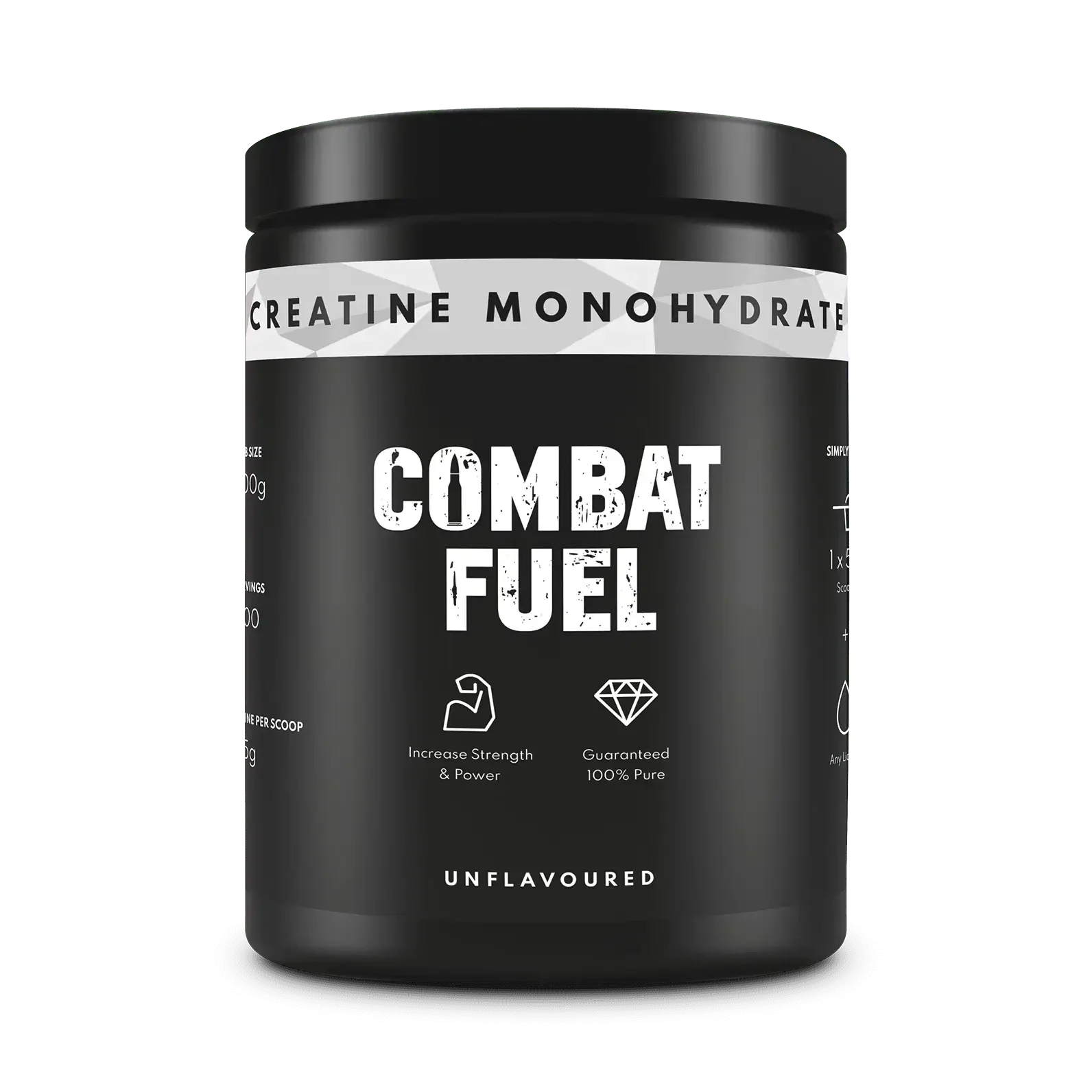 Combat Fuel Pure Creatine Monohydrate - 500g - Creatine Powder