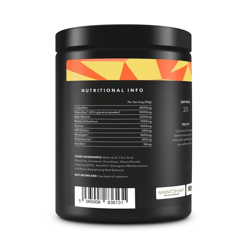 Combat Fuel Pumped-Up V2 - Stim Free Pre-Workout
