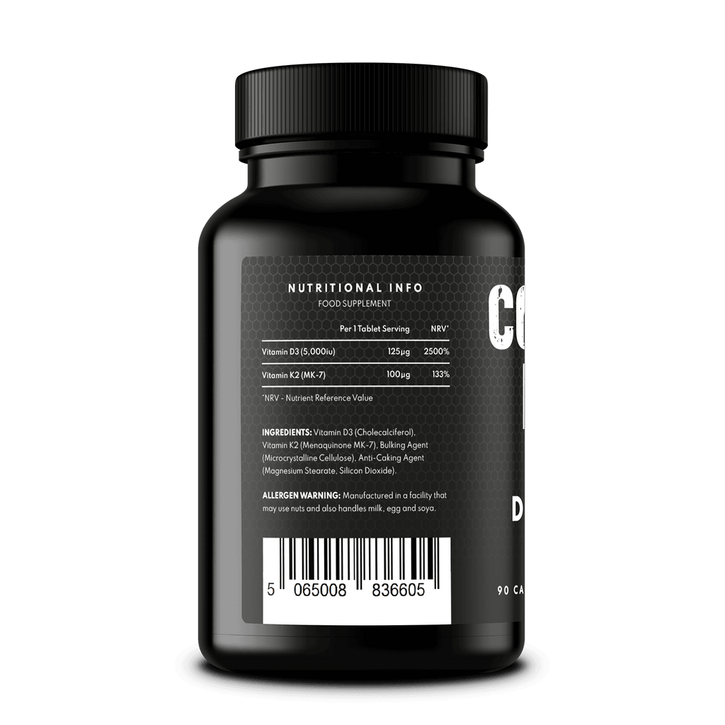 Combat Fuel High Strength Vitamin D3 and K2 - MyGymSupplements