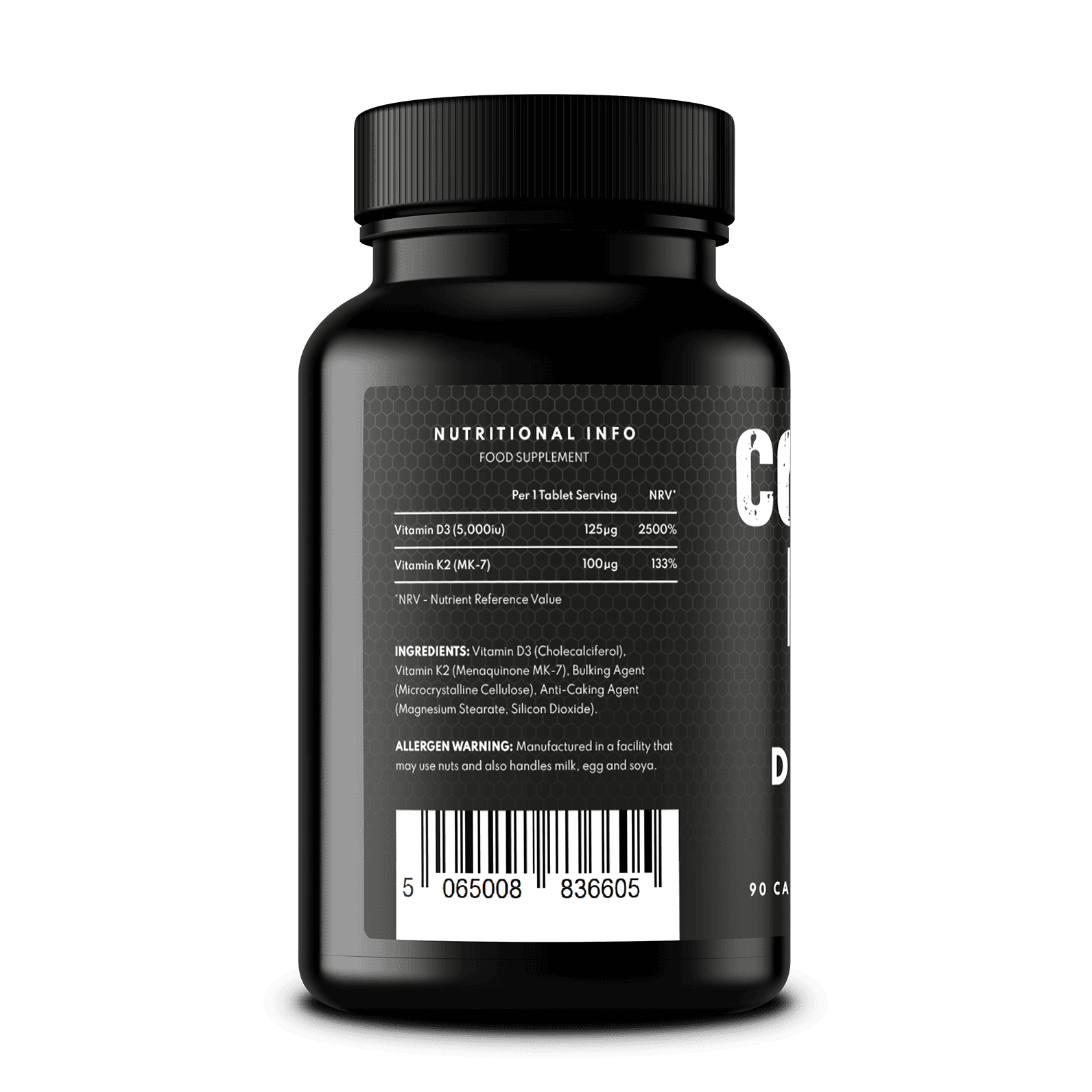 Combat Fuel High Strength Vitamin D3 and K2