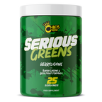 Chaos Crew Serious Greens - 292g / Berrylicious - Greens Powder