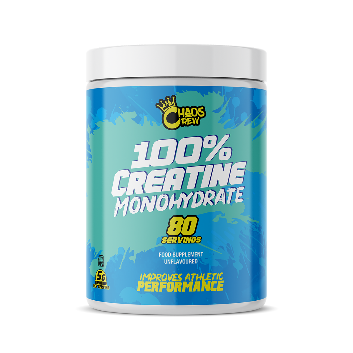 Chaos Crew 100% Creatine Monohydrate - 400g / Unflavoured - Creatine Powder