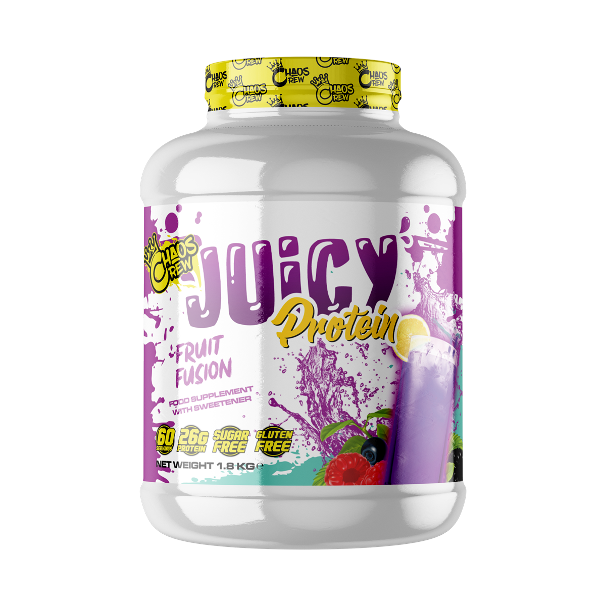 Chaos Crew Juicy Protein - Clear Whey Protein Isolate Powder