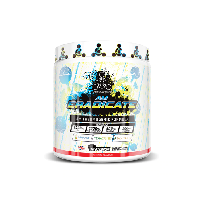Chemical Warfare AM Eradicate Sour Cherries - 300g / Cherry - Weight Loss Support Powder