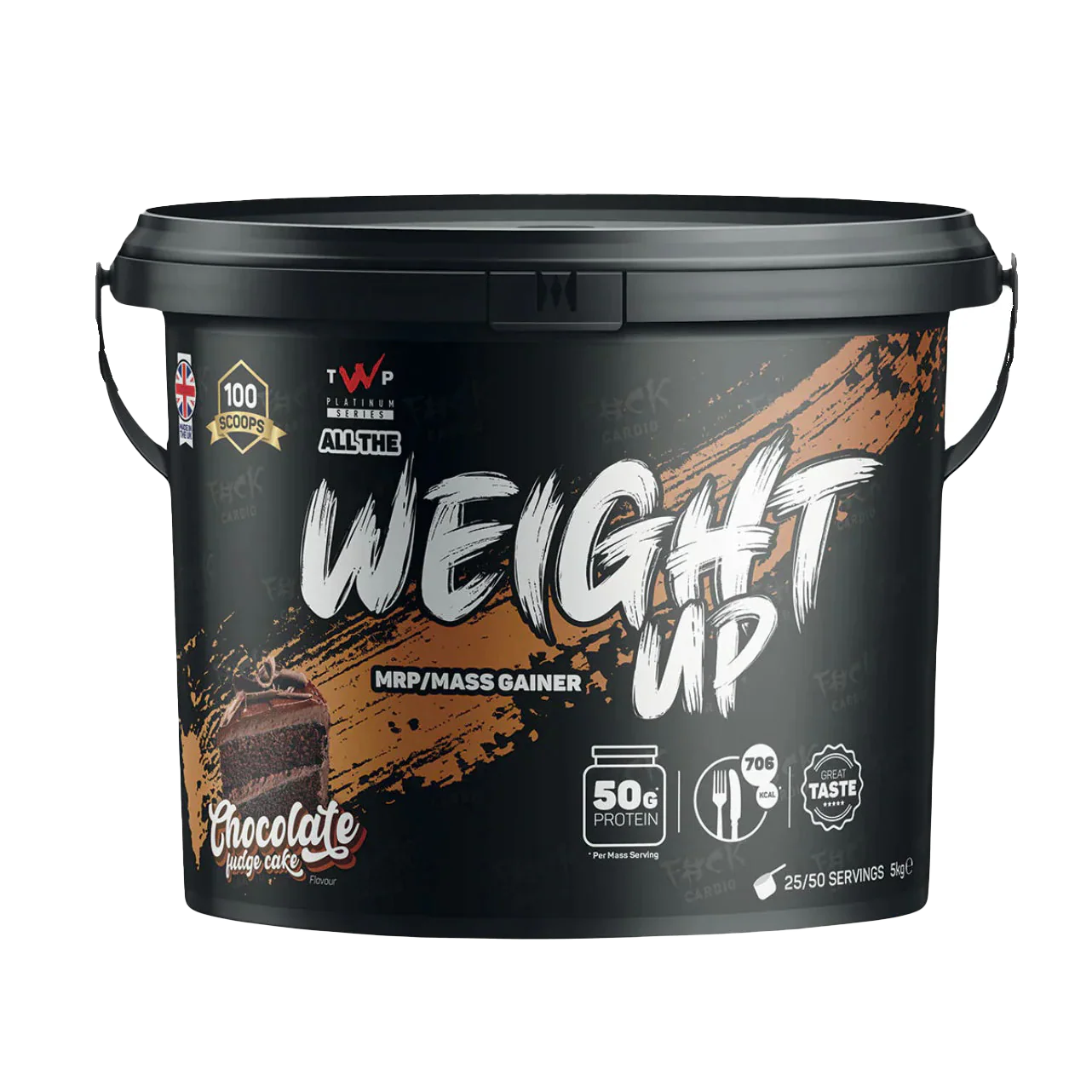 TWP All The Weight Up 5kg Chocolate Fudge - Protein Blends