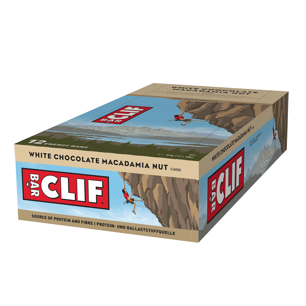CLIF Bar - 12x68g / White Chocolate Macadamia - Energy Bars