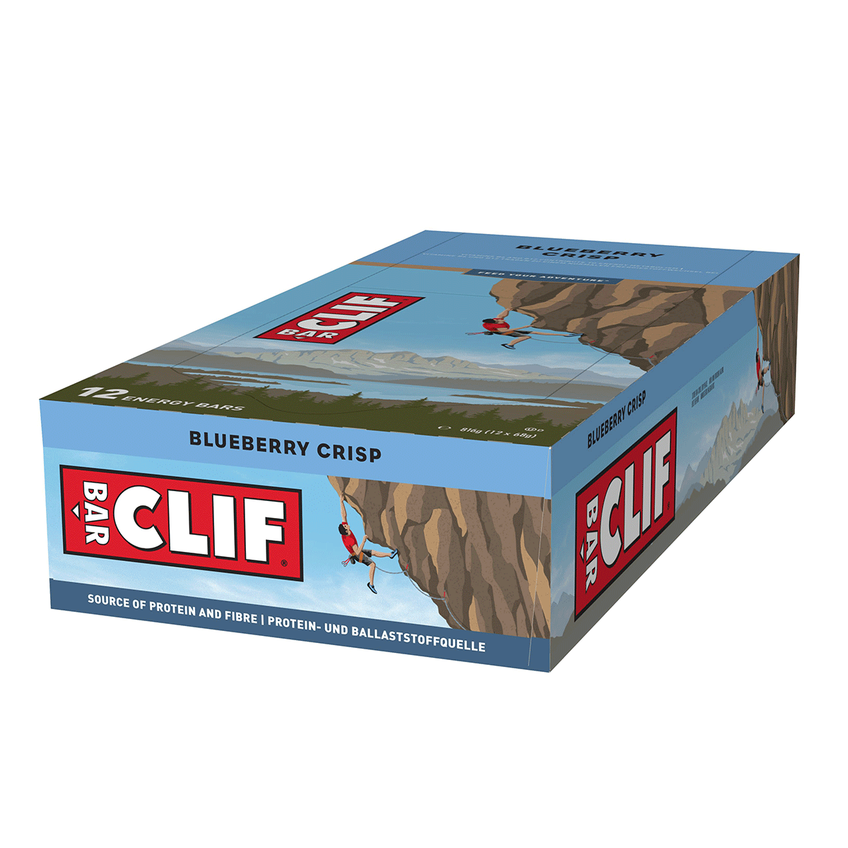 CLIF Bar - 12x68g / Blueberry Crisp - Energy Bars