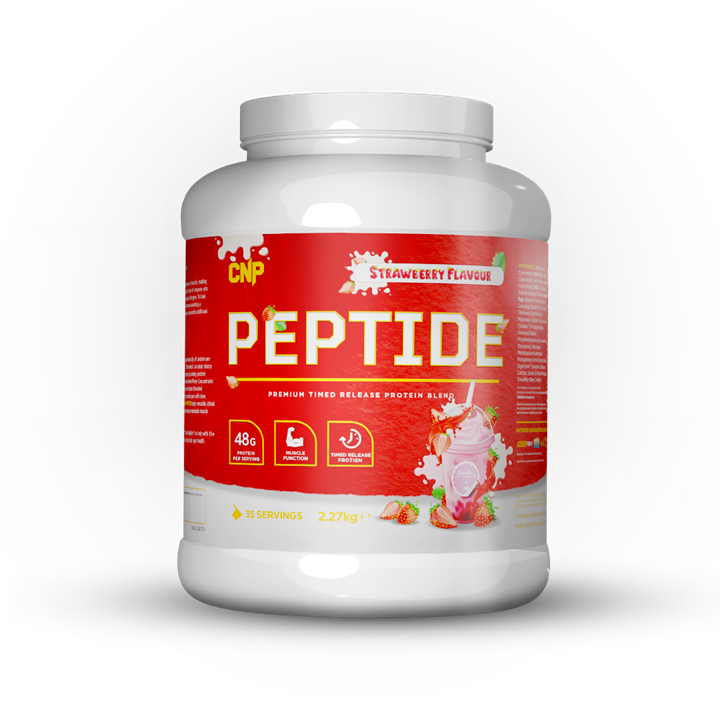 CNP Peptide - 2.27kg / Strawberry - Protein Blend Powder (Whey Protein Concentrate Whey Protein Isolate Calcium