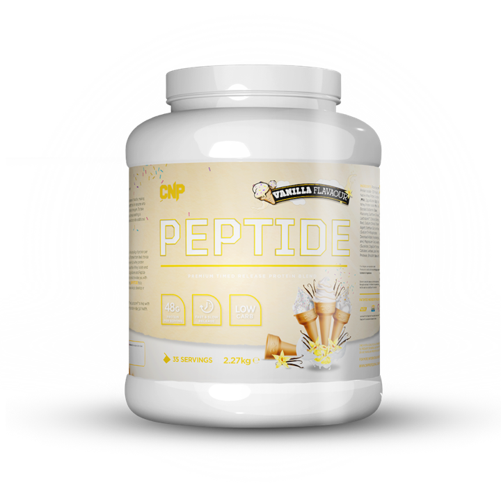 CNP Peptide - 2.27kg / Vanilla - Protein Blend Powder (Whey Protein Concentrate Whey Protein Isolate Calcium Caseinate