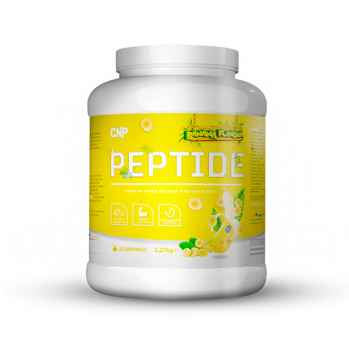 CNP Peptide - 2.27kg / Banana - Protein Blend Powder (Whey Protein Concentrate Whey Protein Isolate Calcium Caseinate