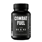 Combat Fuel High Strength Vitamin D3 and K2 90 Caps Vitamin D3 & K2 Capsules