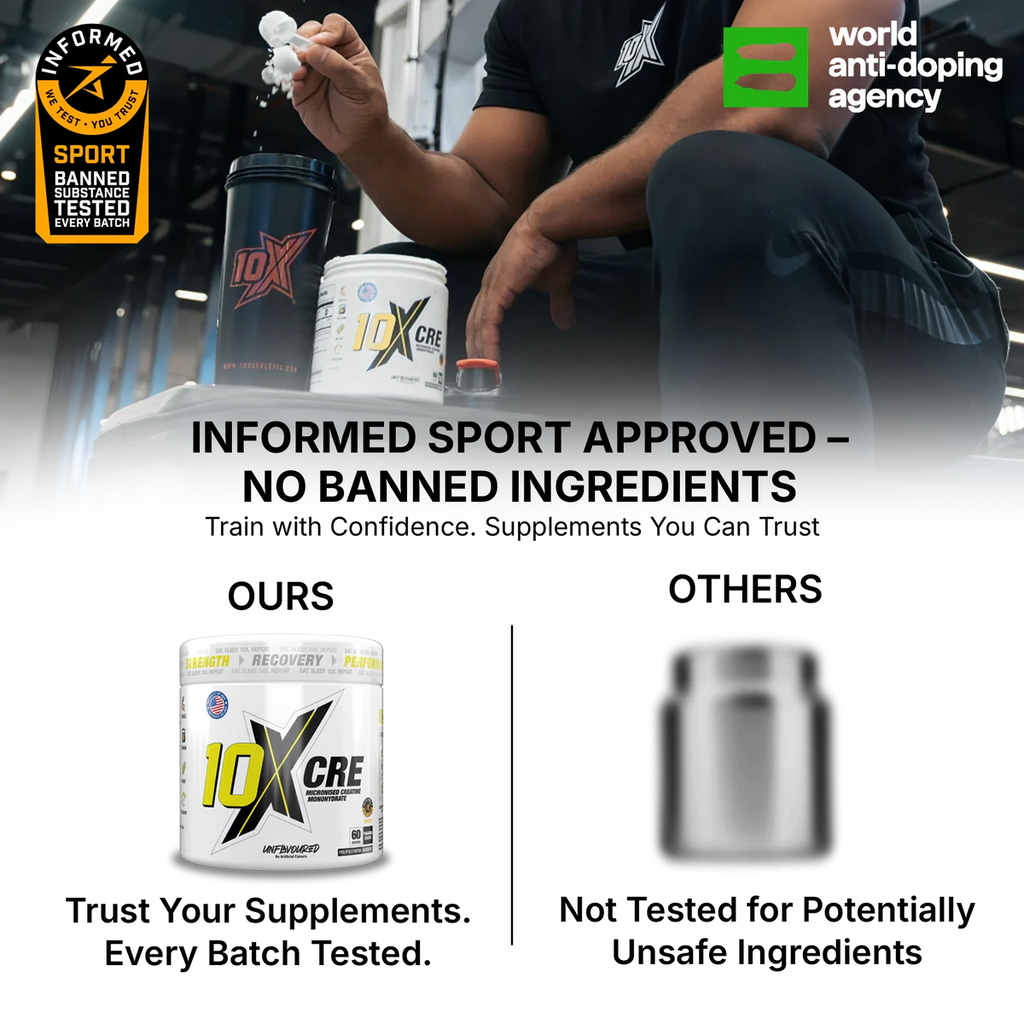 10X Athletic CRE - 300g / Unflavoured - Creatine Powder